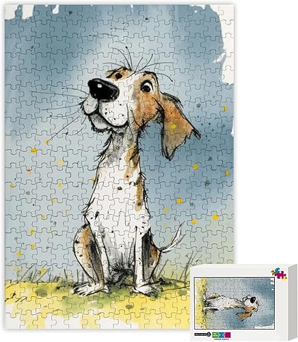 Miniatura 2 de Hopeful Dog - Rompecabezas de 500 piezas para adultos, rompecabezas educativo intelectual, juego divertido para hombres, mujeres y niños, 15.2 x