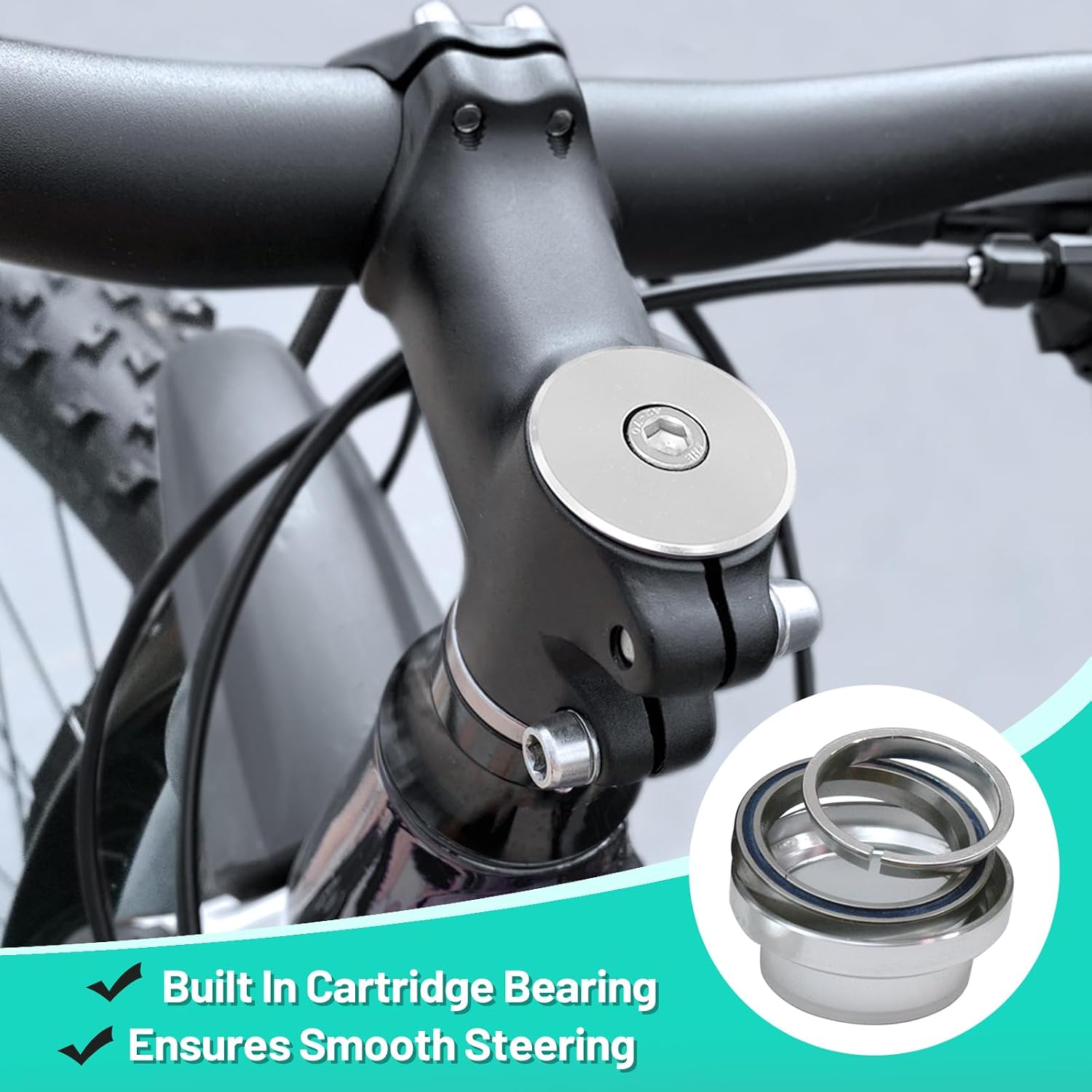1-1/8" 34mm Bike Headset