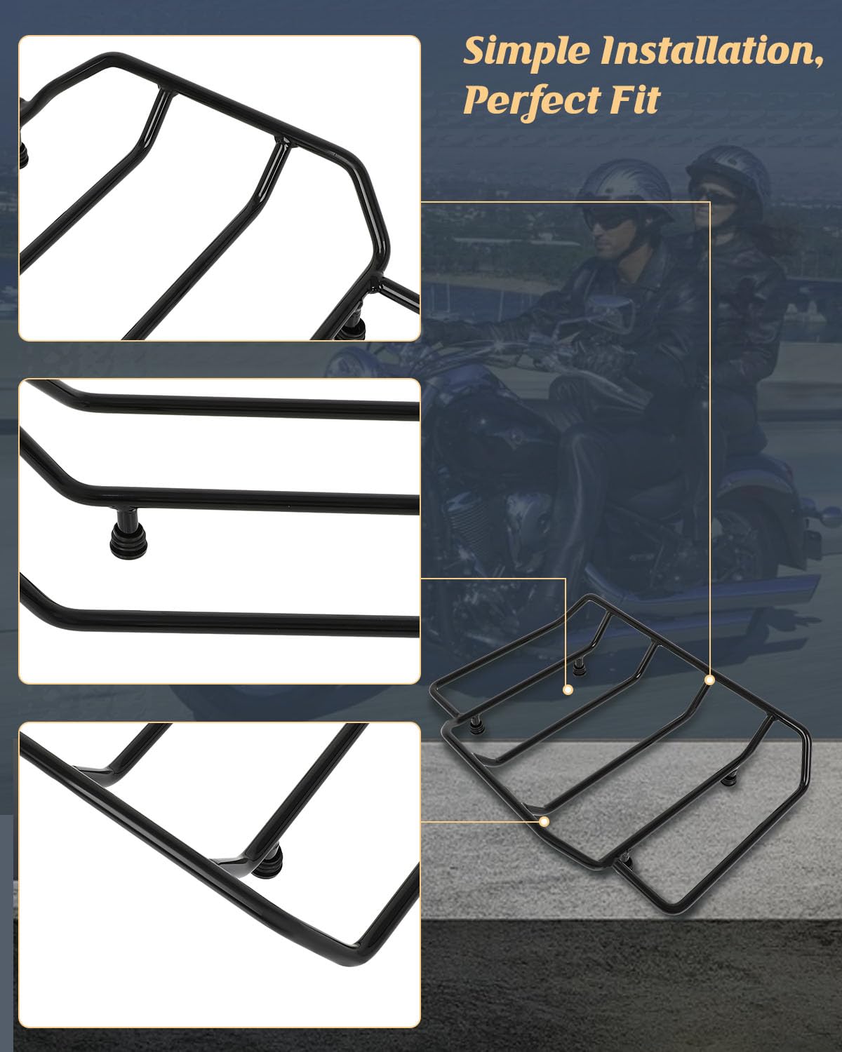 Luggage Rack Roda Harley Davidson Luggage Rack For Touring Models Harley Touring Tour ...