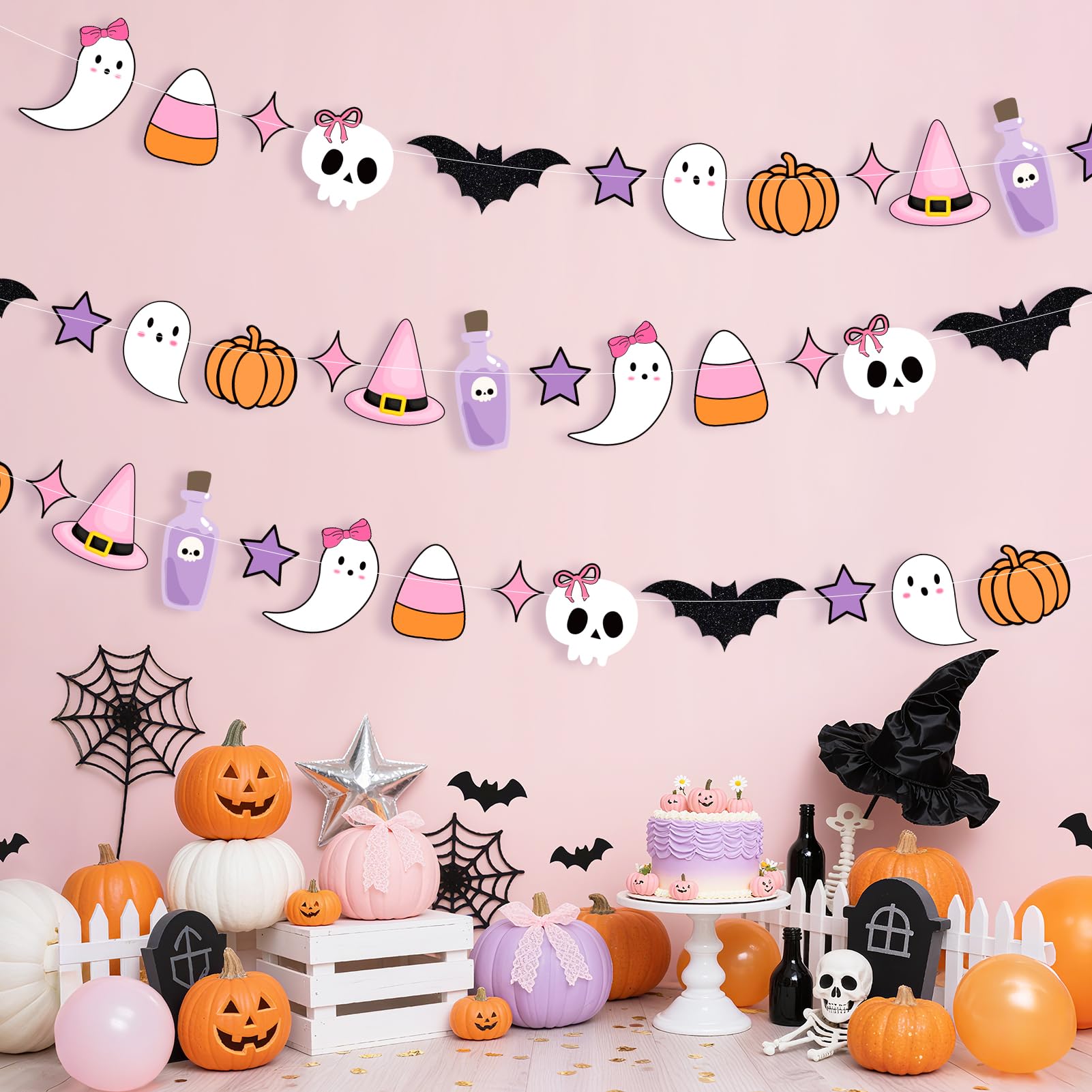 pink Halloween decor product