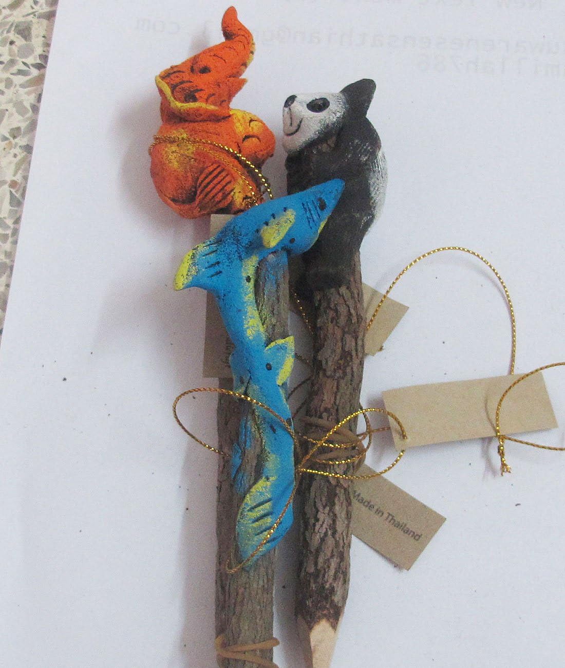 3 PACK FANCY PENCIL TOP HEAD WITH ANIMALS IDEAS SMALL GIFT FOR FRIENDS AND CHILDREN