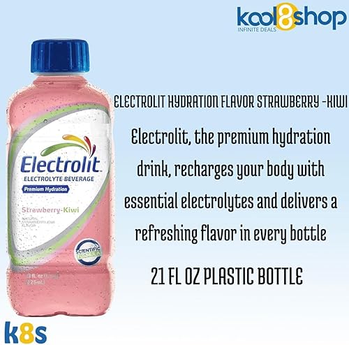 Miniatura 9 de Electrolit KOOL8SHOP Infinite Deals - Paquete variado de sabores que pueden variar bebidas de hidratación con electrolitos, botellas de plástico de