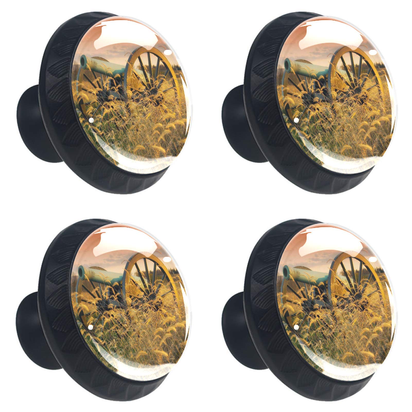 Boutons de placard en verre 30 mm pour remplacer poignée usée