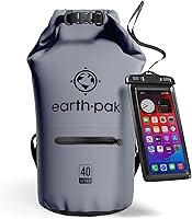 Vista 33 de Earth Pak Waterproof Dry Bag with Zippered Pocket - Waterproof Dry Bag Backpack Keeps Gear Dry
