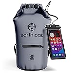 Earth Pak Waterproof Dry Bag with Zippered Pocket - Waterproof Dry Bag Backpack Keeps Gear Dry Kayak - Waterproof Phone Case