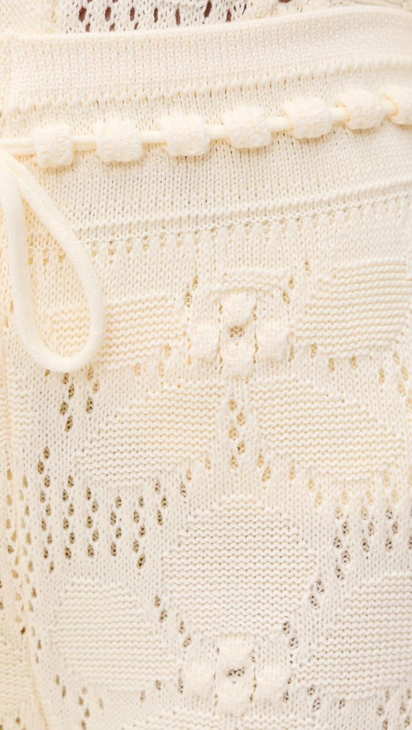 Dress To Women's Floral Crochet Pants