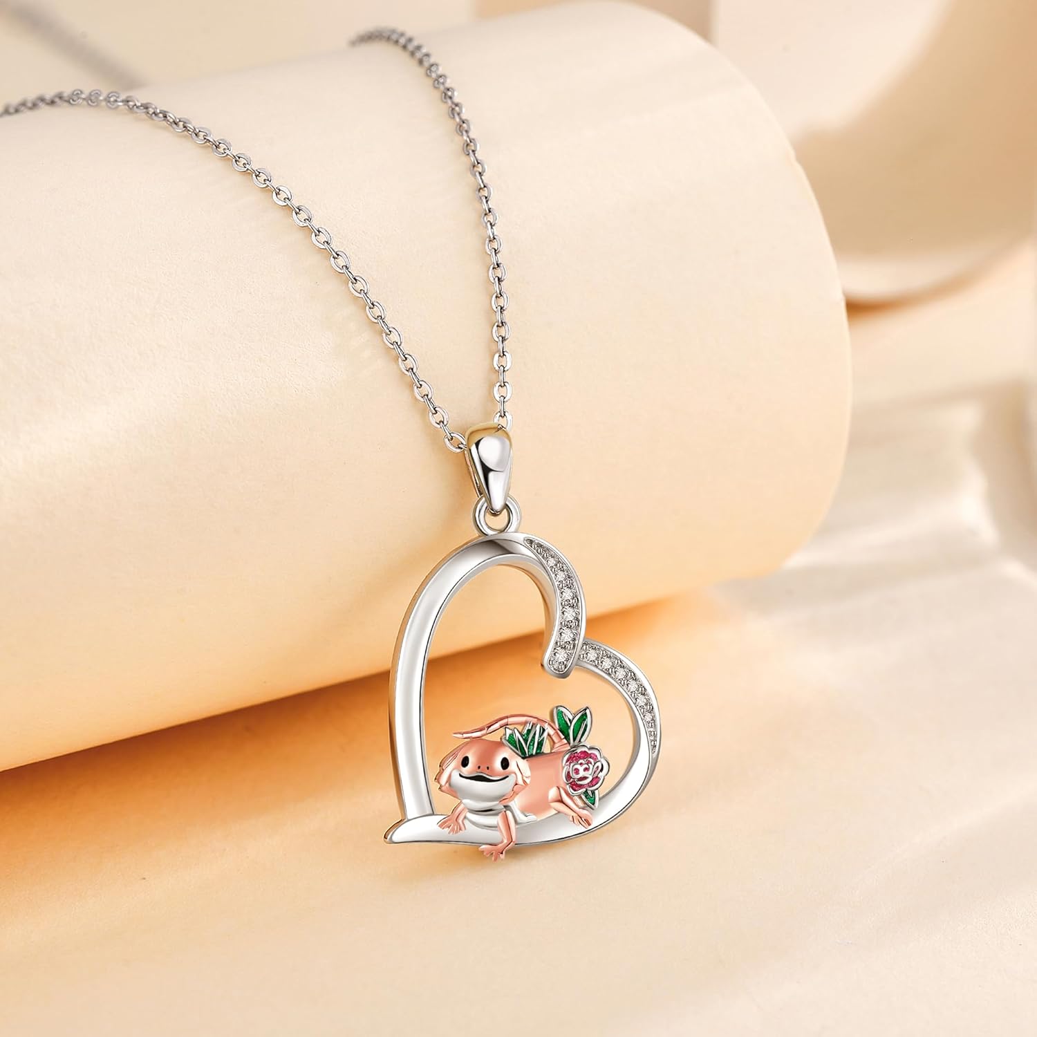 Bearded Dragon/Manatee/Lion/Possum/Mermaid/Bee/Wolf/Horseshoe/Mama Bear/Highland Cow/Guinea Pig/Panda 925 Sterling Silver Jewelry Gifts for Women - Image 3