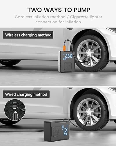 Miniatura 4 de Kit de herramientas de reparación de neumáticos para Tesla Model 3YSX, incluye almohadillas para inflador de neumáticos Tesla, herramienta de