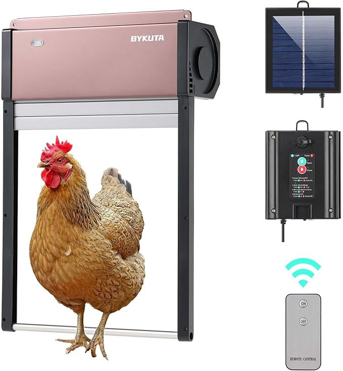 Automatic Chicken Coop Door Solar Powered Auto Chicken
