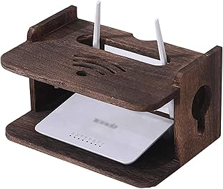 シェルフウォールマウントWiFiルータースタンドフローティングウォールマウントシェルフストレージウォールマウントシェルフブラケット/ウォールマウントフローティングホルダー（Col