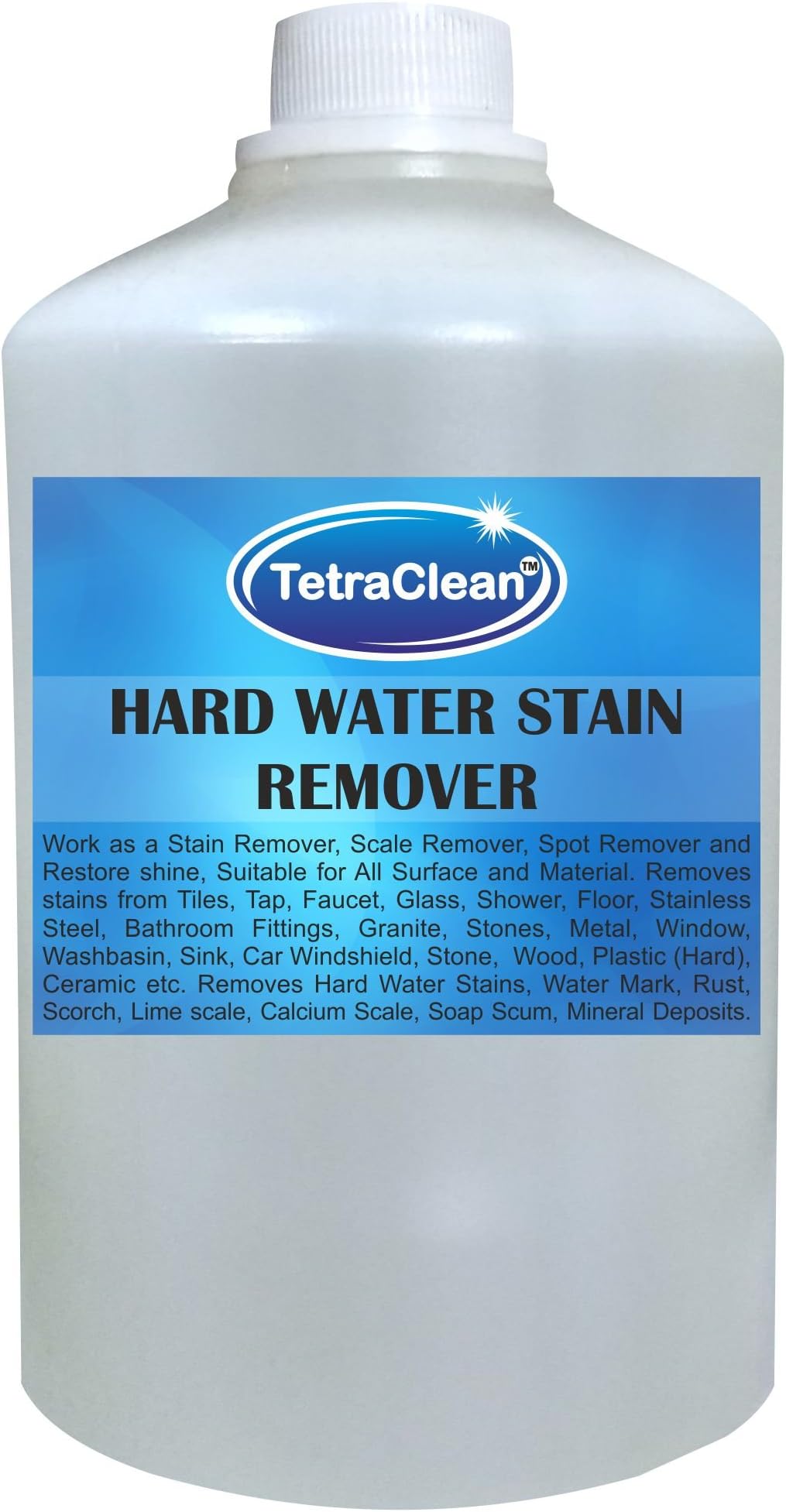 Multipurpose Hard Water Stain Remover Liquid, | For Home & Commercial Use, 1000 ml
