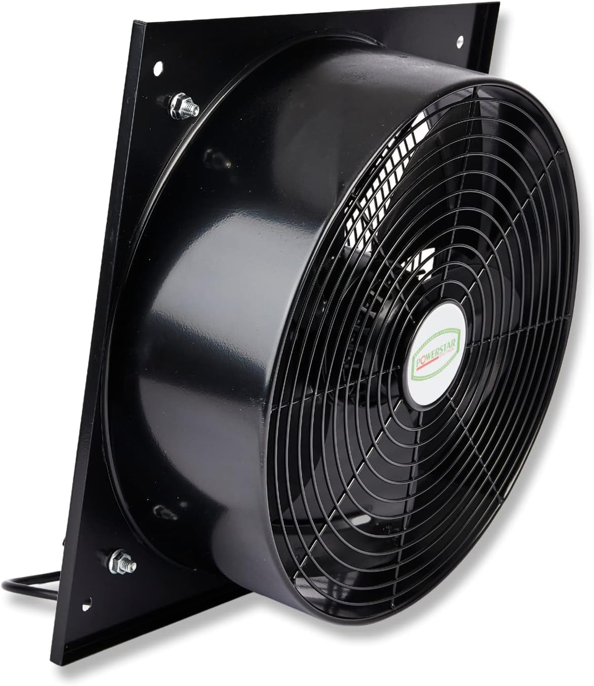INDUSTRIAL Ventilación Extractor Metal AXIAL ESCAPE COMMERCIAL AIRE VENTILADOR - Negro, 450 mm