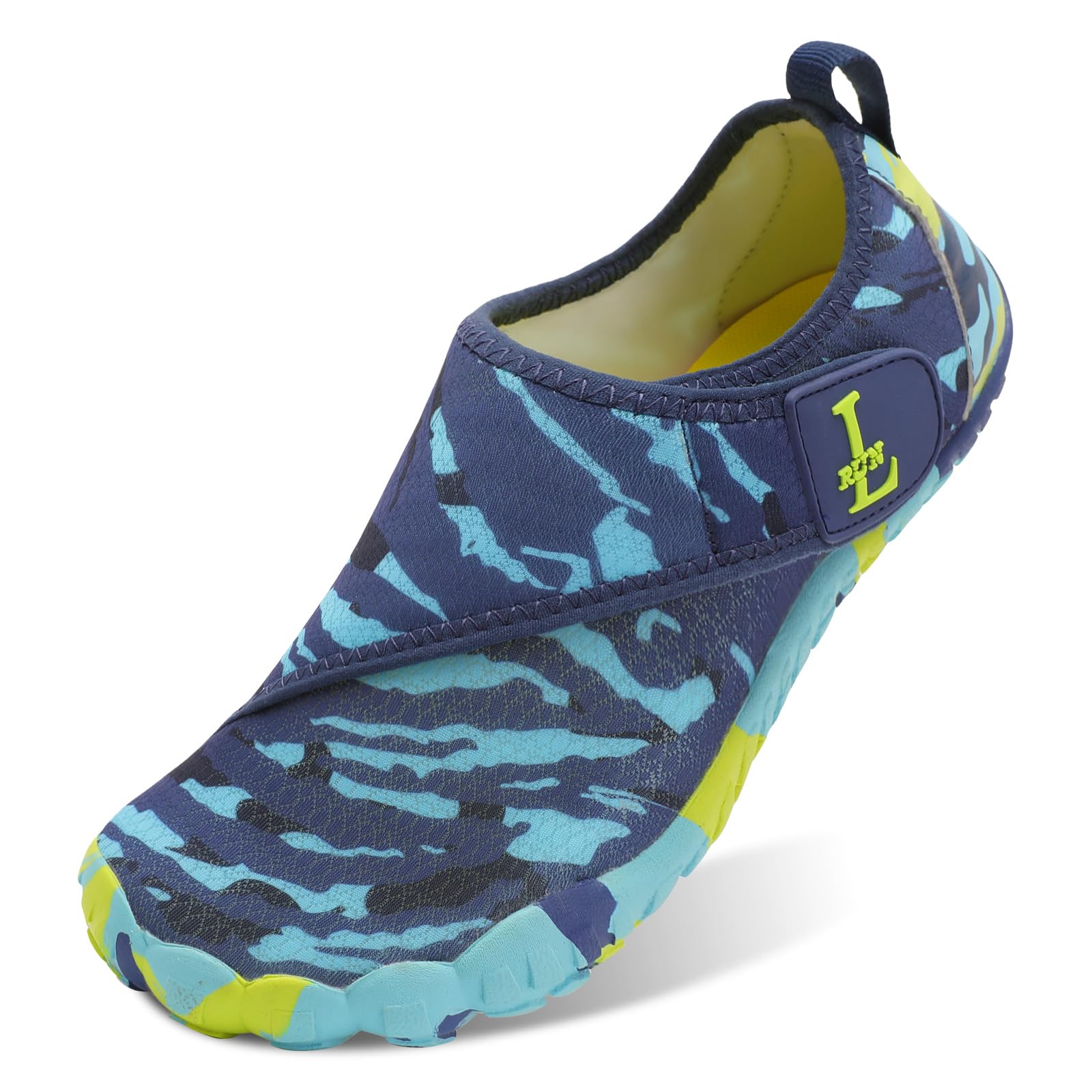 L-RUN Barefoot Water Shoes Women Mens Aqua Sock Athletic Hiking Water Sports Shoes for Swim Beach Pool Sand Diving Walking