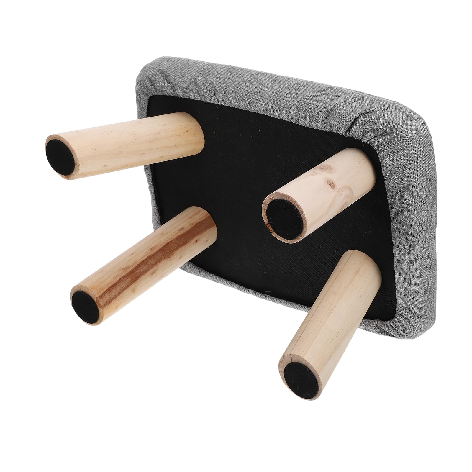Tabouret repose-pieds antidérapant et portable en bois pour chaise de gaming
