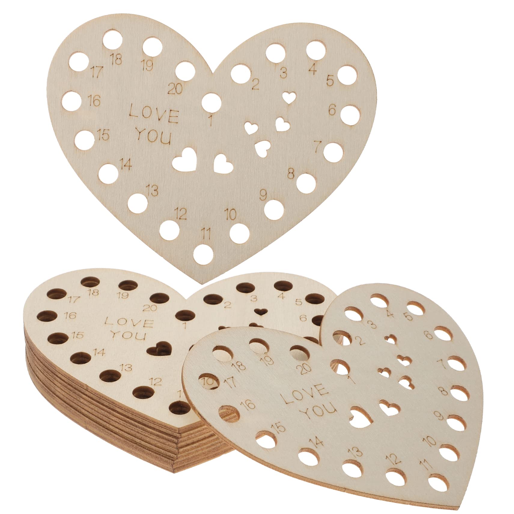 ULDIGI Cross Stitch Floss Holder Thread Organizer Tool Wooden Embroidery Thread Storage