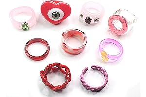 Indie Chunky Resin Rings: Express Your Unique Style