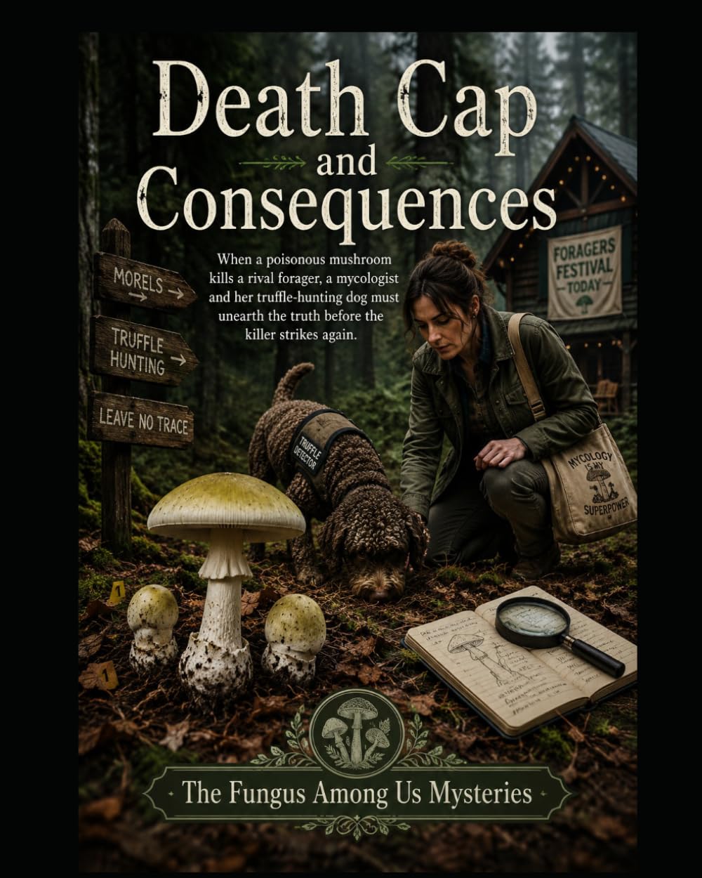 Death Cap and Consequences: A Cozy Mystery with Mushrooms, Murder, and a Truffle-Hunting Dog