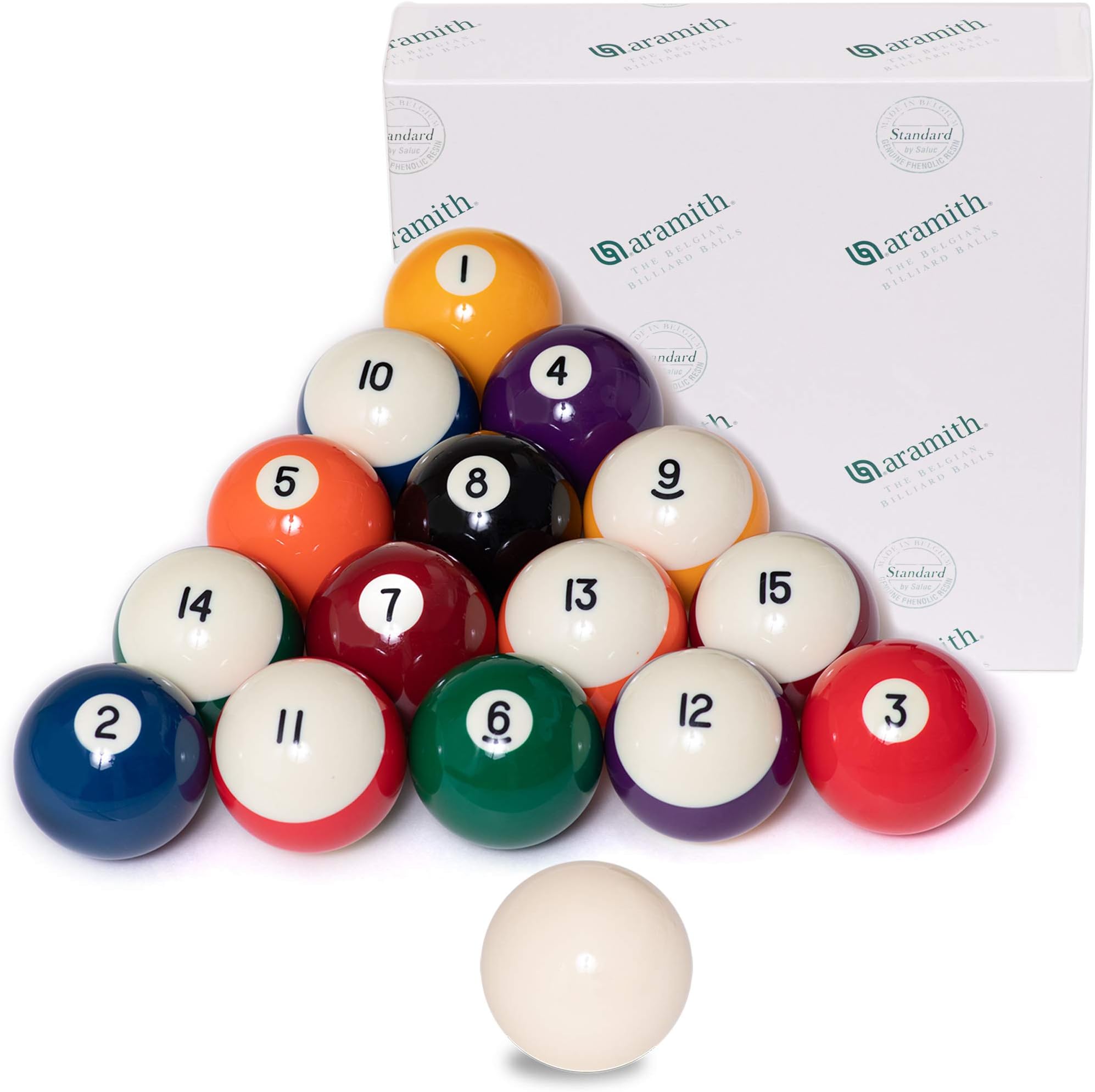 Aramith Crown Standard Billiard Pool Ball Set 2 1/4"