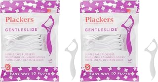 デンタルフロス Plackers ジェントルクリーンミント味75本…