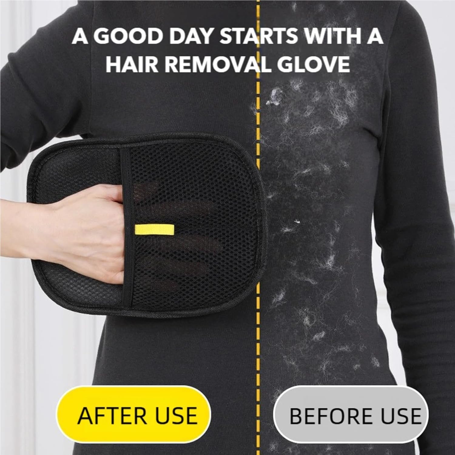 Pet Hair Removal Glove, Electrostatic Pet Hair Remover Glove, Pet Hair Remover Mitt For Furniture, Versatile Pet Grooming Gloves For Dog & Cat Washing Deshedding Grooming