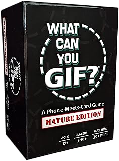 TwoPointOh Games What Can You GIF? Core Game - The Hilarious Adult Party Game for GIF Lovers (Big Black Box) for Parties and Holidays