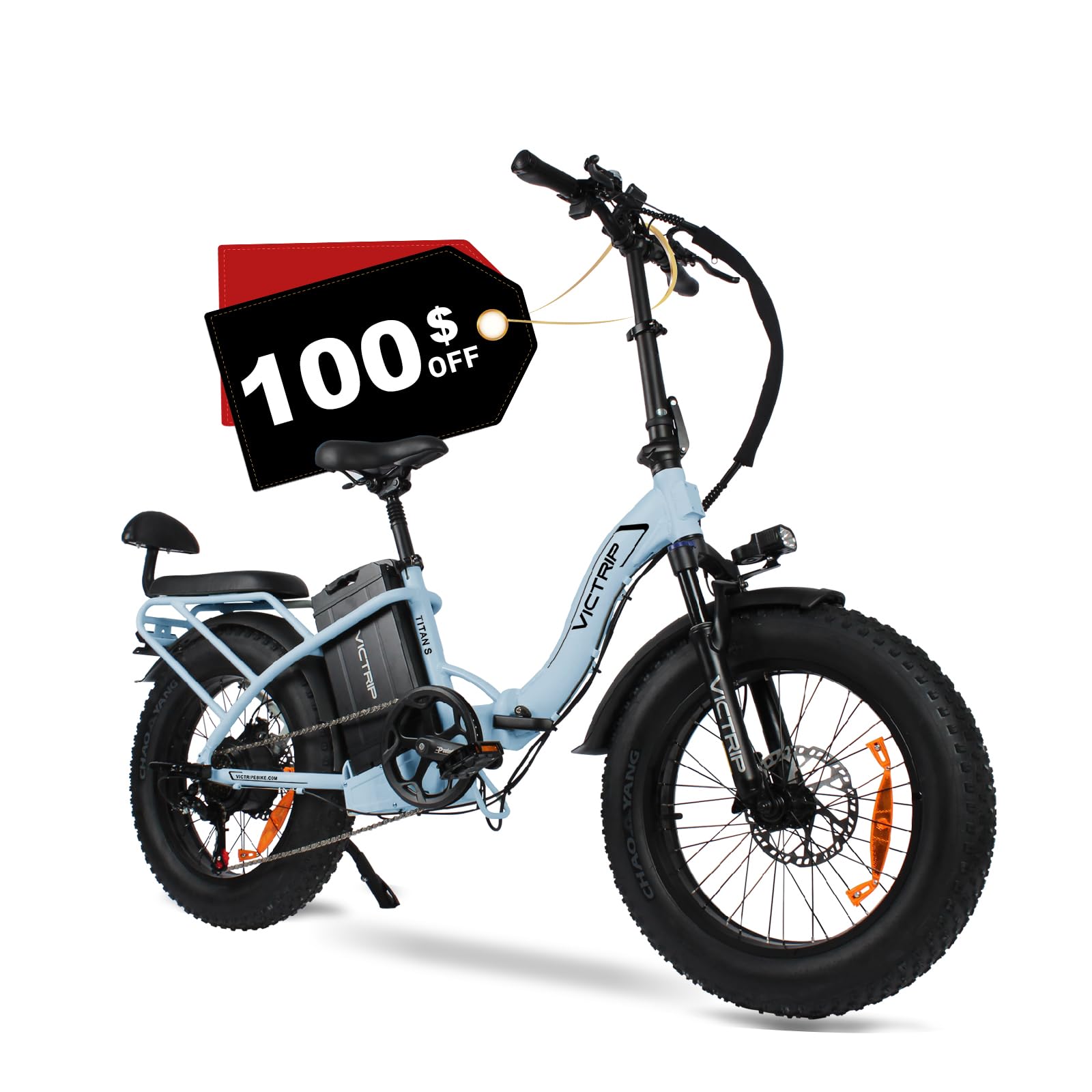 Titan 32ah Battery 100 Miles Long Range 750w Folding Electric