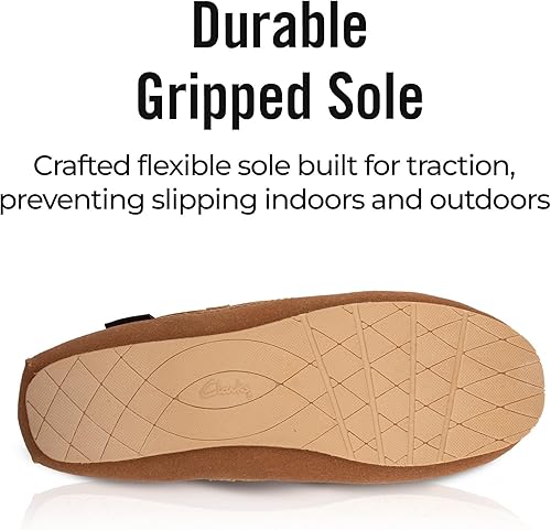 Miniatura 5 de Clarks, Pantuflas de gamuza tipo mocasín para mujer