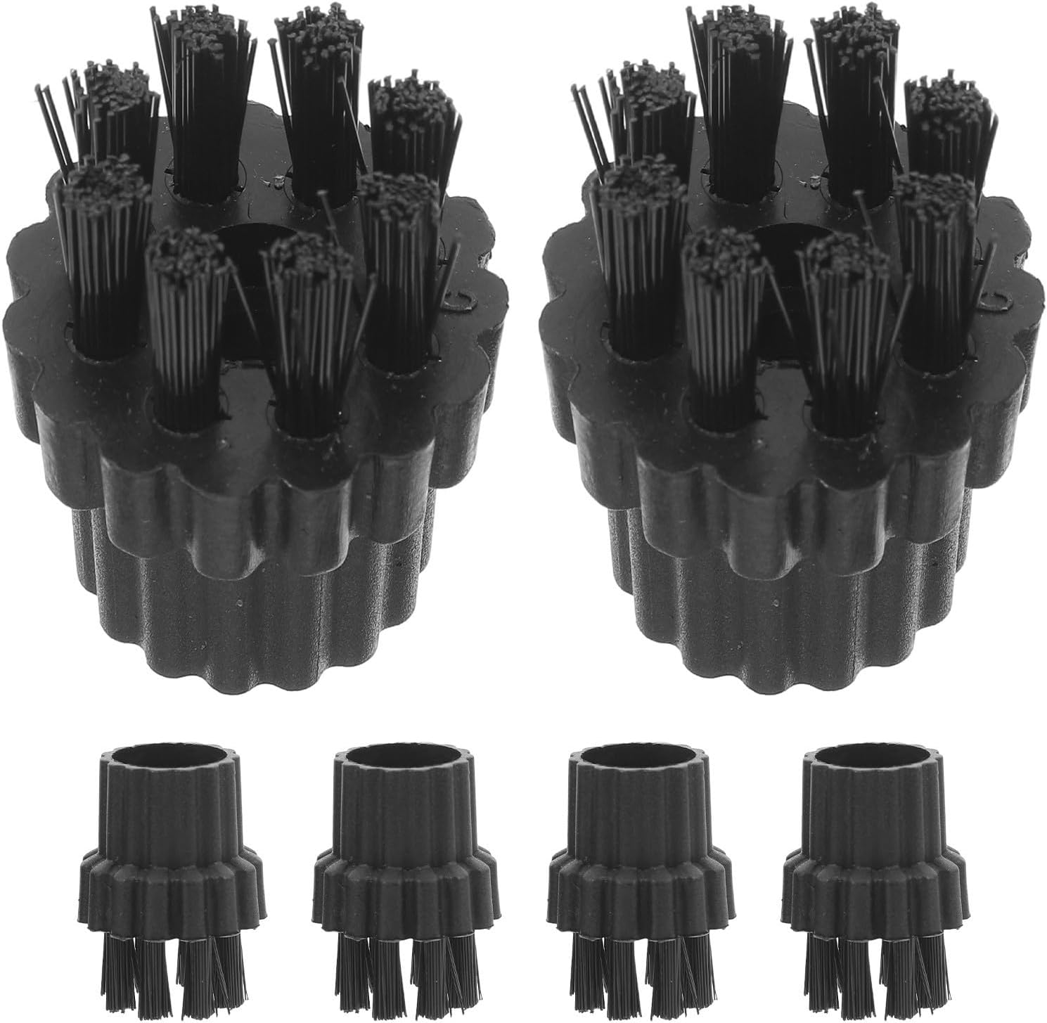 TOYANDONA 6pcs Steam Cleaner Brush Replacement Set M8 for Home Cleaning