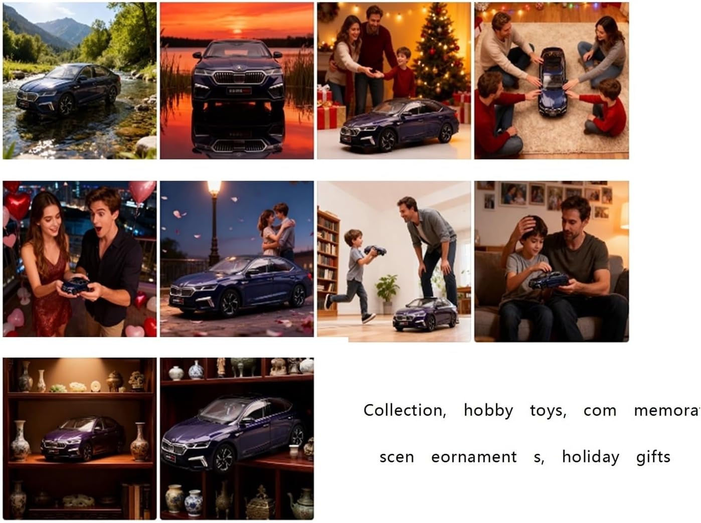 Metal Vehicles Toys 1:18 for Skoda Octavia PRO2021 Model Limo Toy Diecast Car Models Collection Static Display Gift Hobby Toys