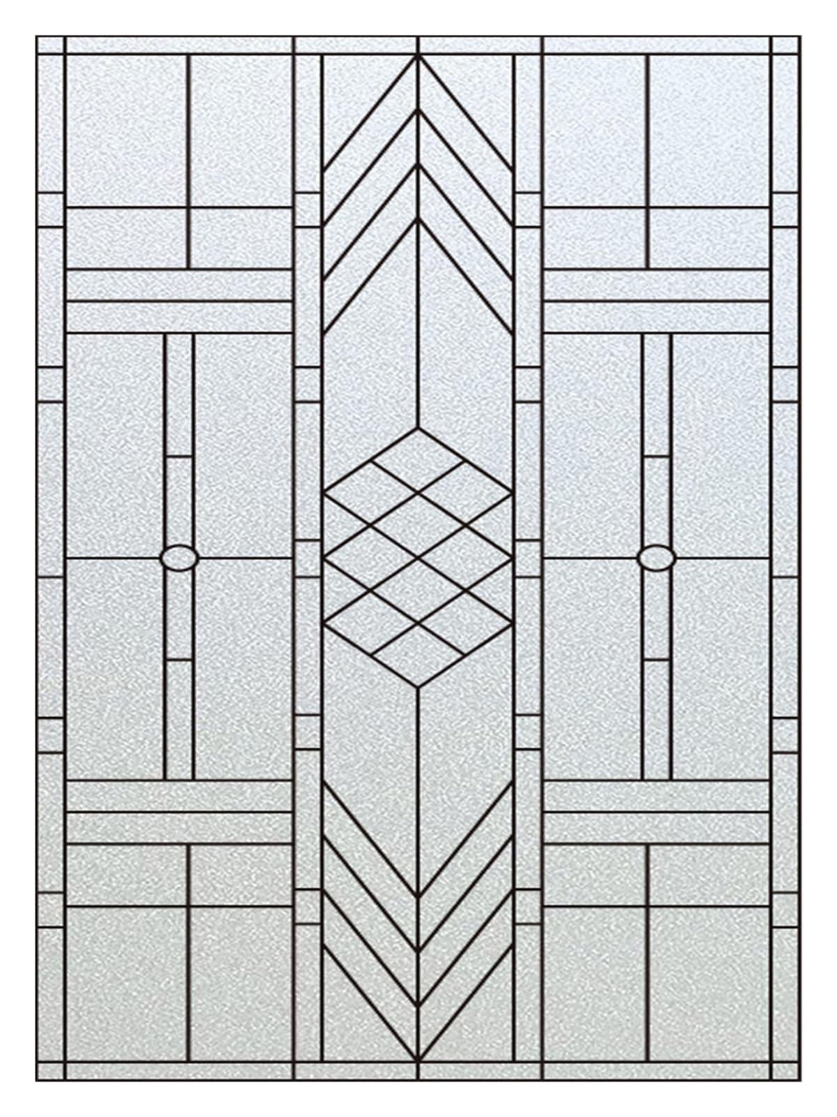 Window Film Privacy Window Film Frosted Stained Glass Films Static Cling Privacy Films Door Sticker Kitchen Office Home Decor(Color:03,Size:40cmX80cm)