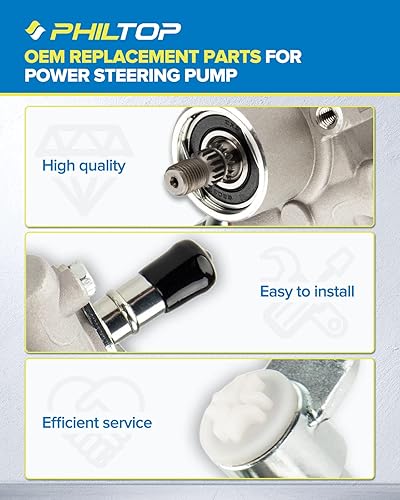 Miniatura 519 de PHILTOP Bomba de dirección asistida 20-806 OE apta para Aveo5 2007 2008, Aveo 2008, bomba de asistencia asistida 96801443, bombas de dirección