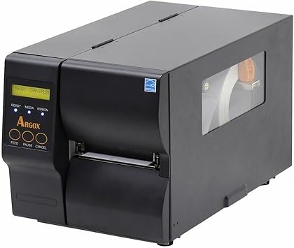 Argox iX4-350 Pro Direkt Termal + Termal Transfer USB+Seri+Ethernet End striyel Barkod Etiket Yaz c
