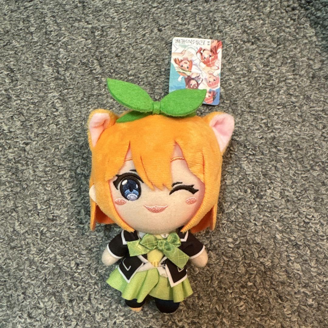 五等分の花嫁　ぬいぐるみマスコット　ゲオ限定　猫耳 五等分の花嫁 中野五月 ゲオ ぬいぐるみ マスコット プライズ 猫耳