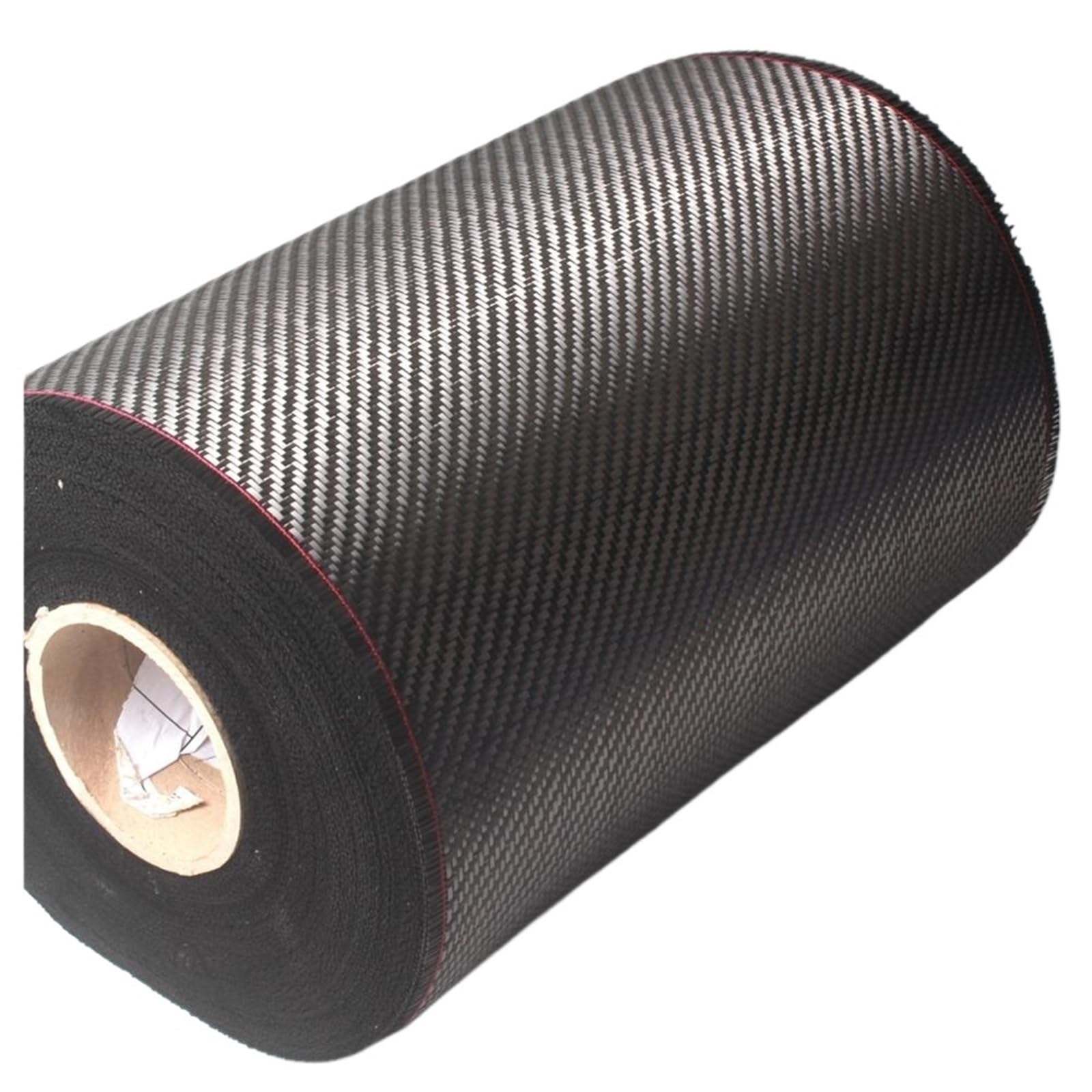 Rotolo di tessuto in fibra di carbonio, Tessuto in fibra di carbonio 3K Twill Weave 200 g 31 cm x 3,2 m Nero