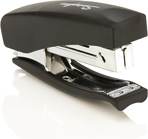 Swingline Soft Grip Handheld Stapler, Compact Size, Extra Comfort, Black (S700007)
