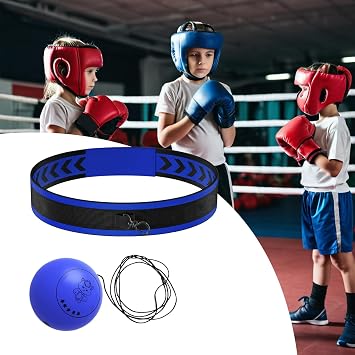 Reflex Ball Headband Effective Reaction Training Hand Eye Coordination | Beginners Reflex Ball Trainer Gear for Professionals Enthusiasts Beginners Amateurs Lovers Families Friends