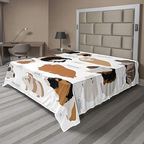 Vista 220 de Lunarable Sábana encimera de mapa del mundo, collage antiguo de mapas del Atlas antiguos, estampado vintage del grupo de civilización, suave y Beige