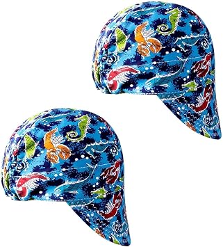 2 Pack Flame Retardant Welder Hats, Mesh Lined, Durable, For Welders, Electricians, Fits Most Welding Helmets