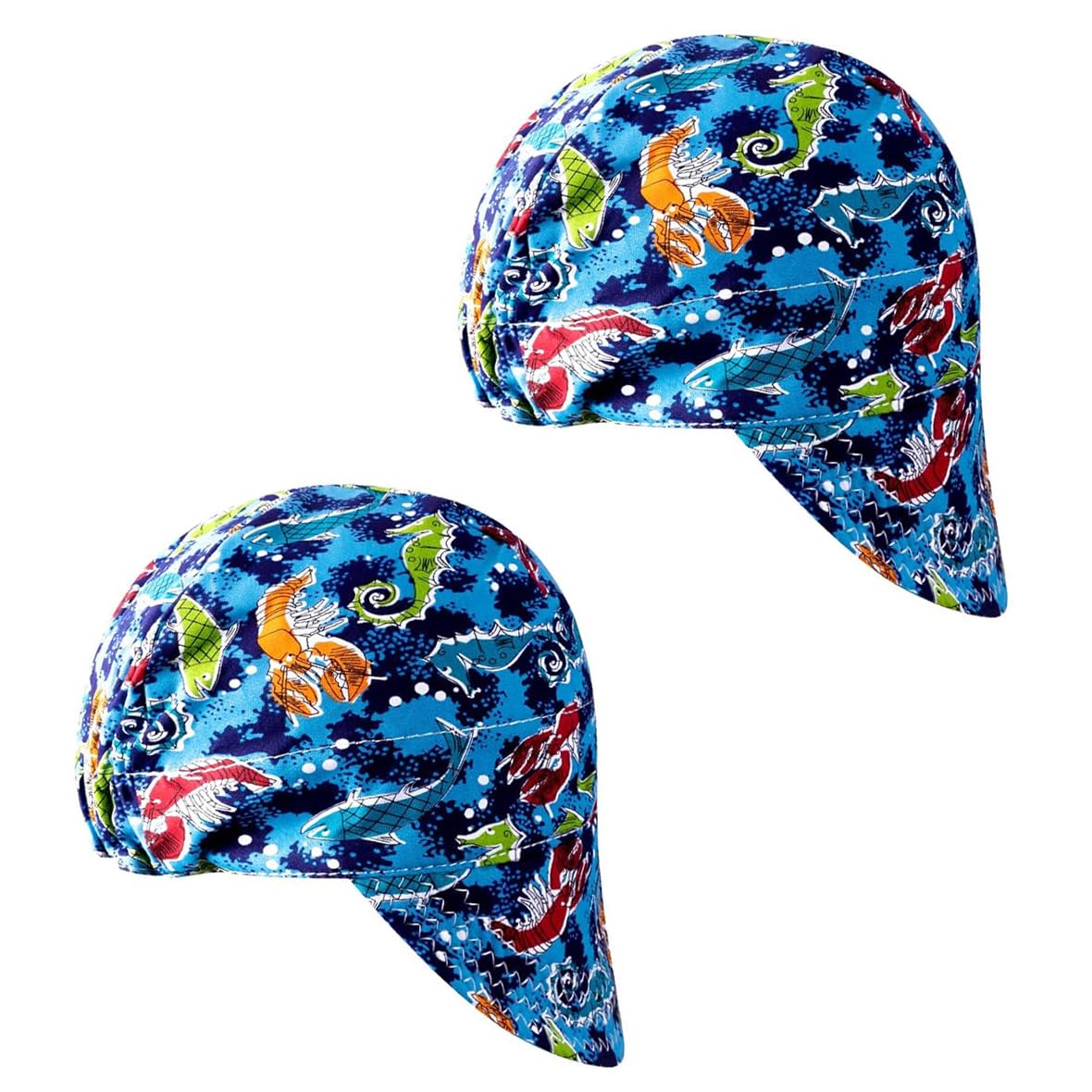 Ycd Light 2 Pack Flame Retardant Welder Hats, Mesh Lined, Durable, For Welders, Electricians, Fits Most Welding Helmets