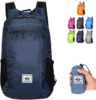 [Mundex] 折りたたみリュック 軽量 防水 バックパック コンパクト収納 携帯サブバッグ 登山 旅行 通勤 エコバッグ ナイロン 無地 シンプル 男女兼用 大容量 パッカブル仕様 収納力設計 持ち運び便利 サブリュック アウトドア 防災用 非常用
