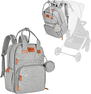 ms BabyWorld – Mochila Storage – Mochila pañalera grande | Multifuncional | Incluye portachupete | Unisex | Gran capacid...