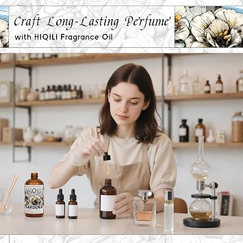 HIQILI Gardenia Fragrance Oil, DIY Women Perfume & Body Spray - 5.07 Fl Oz