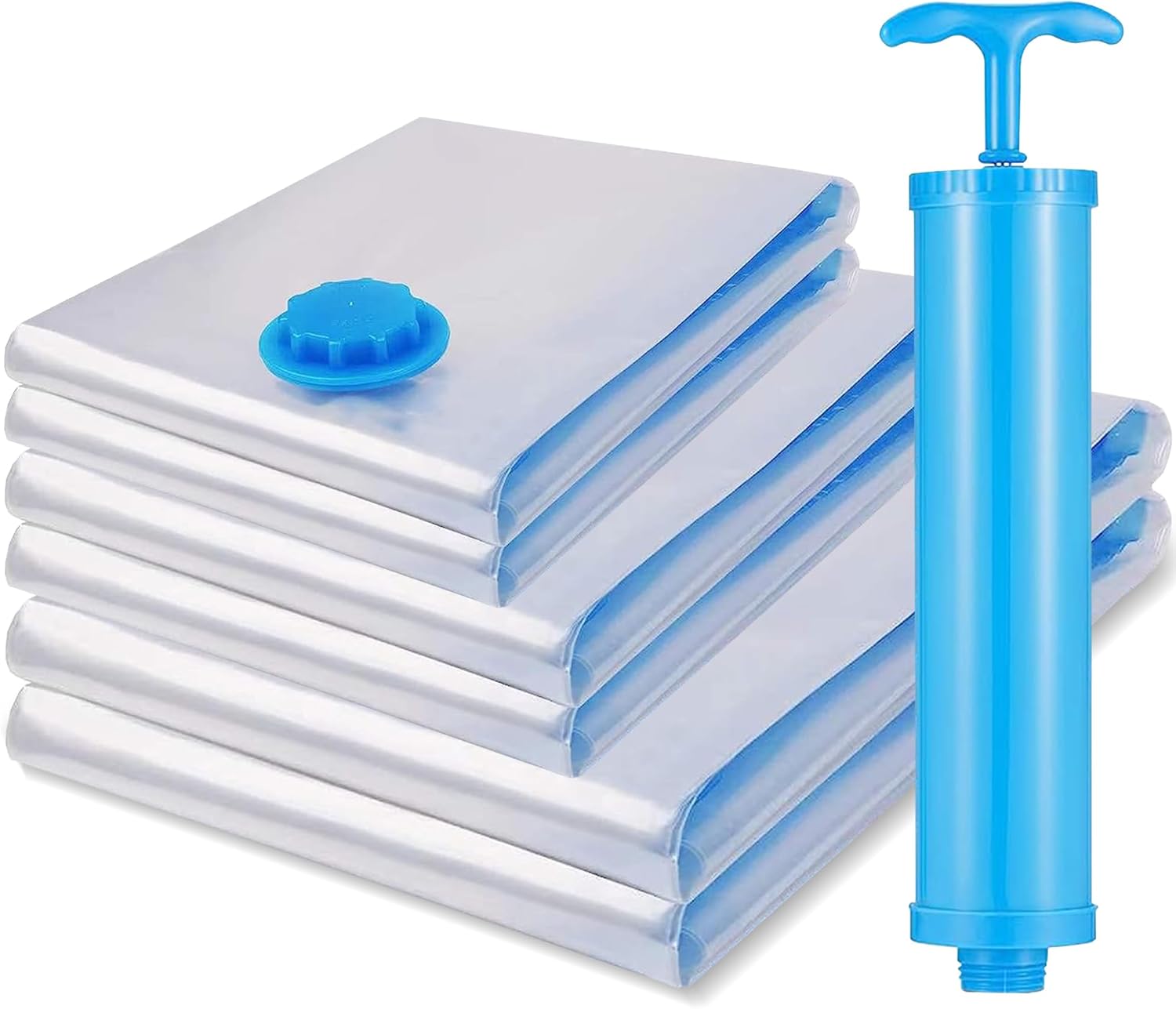 Vacuum Storage Bags With Free Vacuum Hand Pump Storage Bags for Clothes, Duvets, Bedding