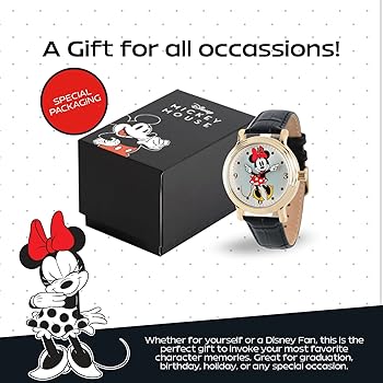 Amazon.co.jp: Disney レディース ミニーマウス アームハンドウォッチ