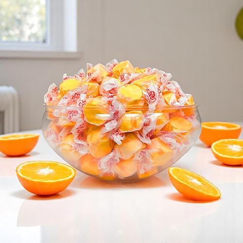 Miniatura 9 de Caramelos masticables clásicos con sabor a fruta picante de mandarina y agua salada de alta calidad, bolsa de 1 libra, más de 60 piezas envueltas