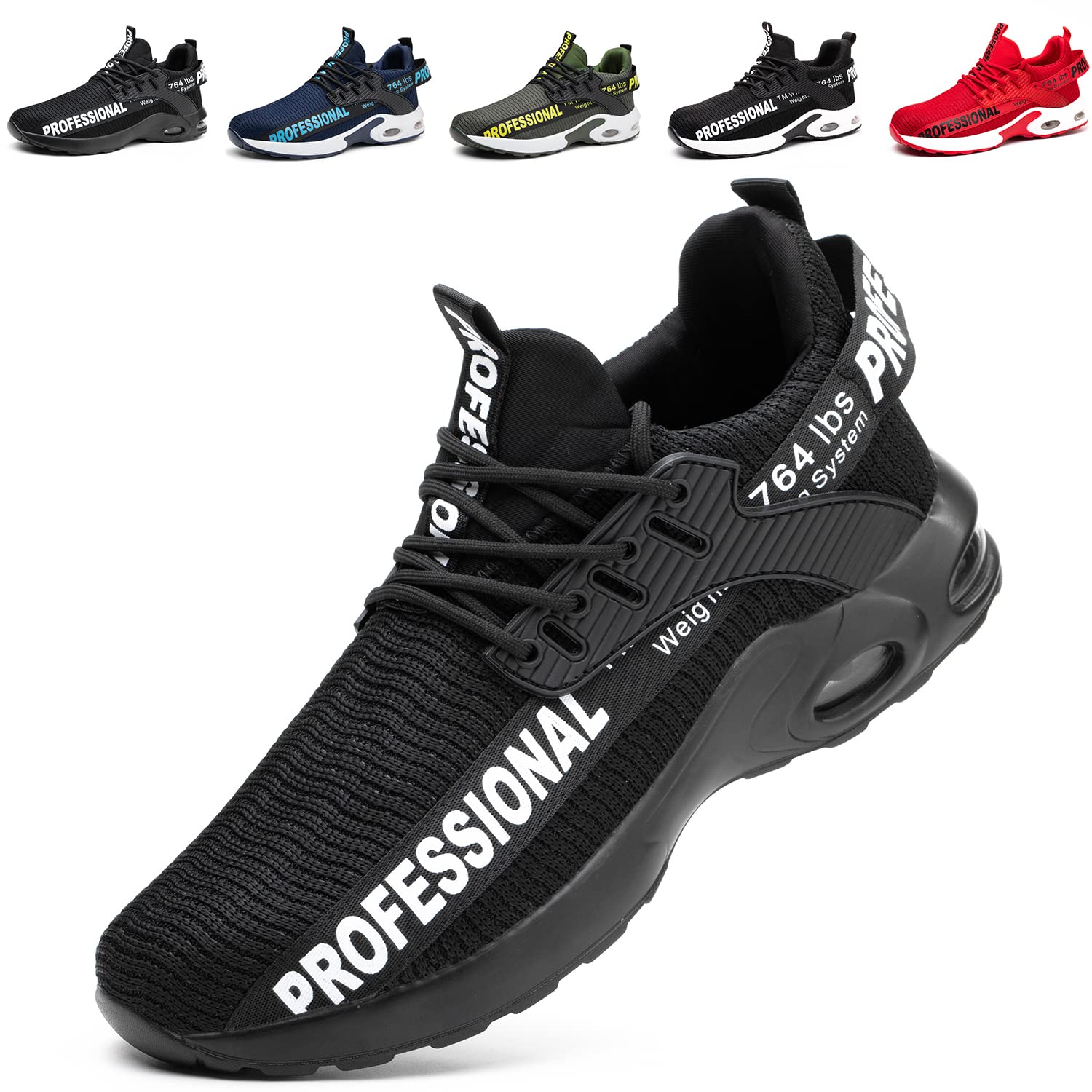 Scarpe Da Lavoro Per Uomo E Donna, Scarpe Antinfortunistiche Leggere E Traspiranti Con Punta In Acciaio 40 85438581 - Foto 7