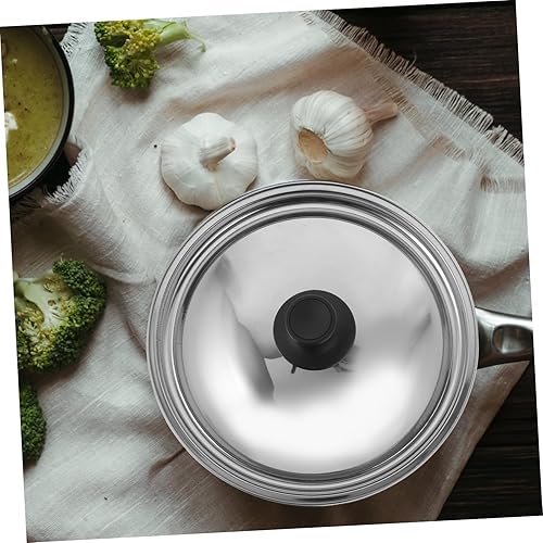 Miniatura 8 de Luxshiny Tapa de olla de acero inoxidable, tapa universal de acero inoxidable, tapa de sartén, tapa de repuesto, tapa universal para olla, tapa de
