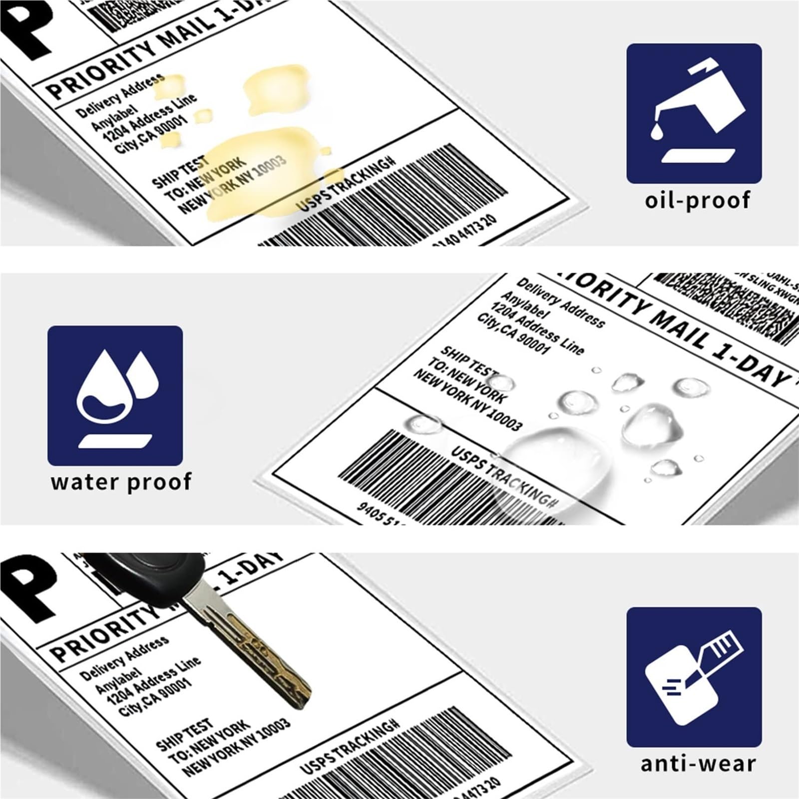 Etiqueta Termica Etiquetas térmicas autoadhesivas de 4x6 pulgadas(200PCS)