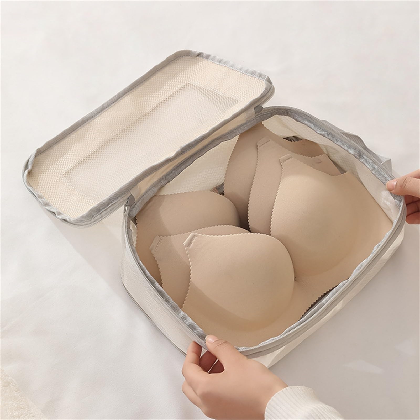 Organizzatori da Viaggio a Compressione Cubi di imballaggio a compressione for organizzatori di imballaggio for bagagli espandibili Cubi di imballaggio a compressione 4 set for valigie a mano Borse es