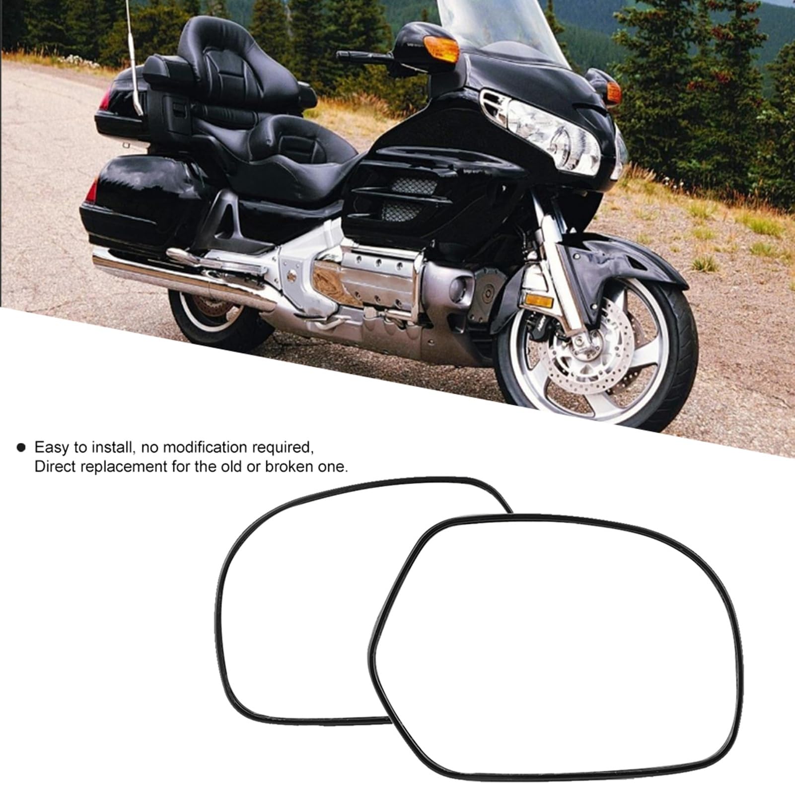 Specchio retrovisore per moto KIMISS, coppia specchi retrovisori lato sinistro e destro per GoldWing 1800 F6B